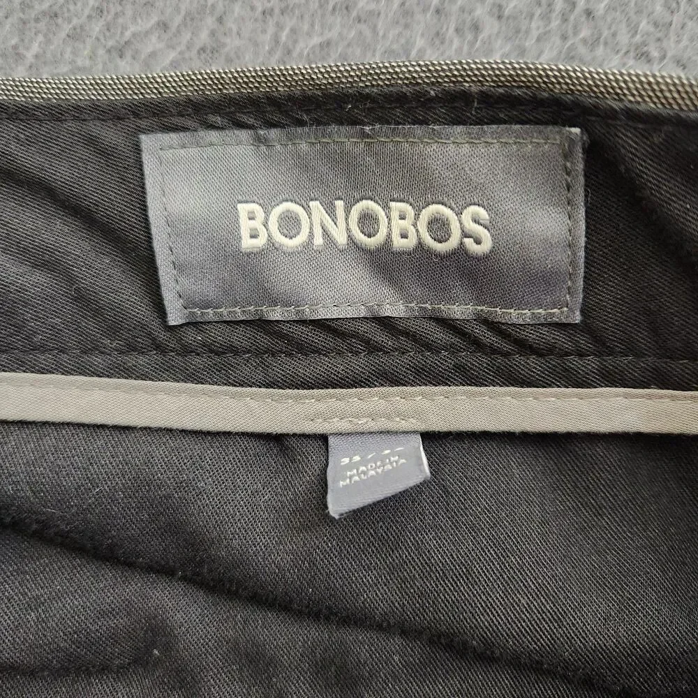Bonobos Men 35X34 (37X33) Gray Weekday Warrior Friday Straight Leg Dress Pants